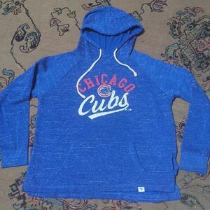 Beautiful blue Chicago Cubs. Pull over hoodie